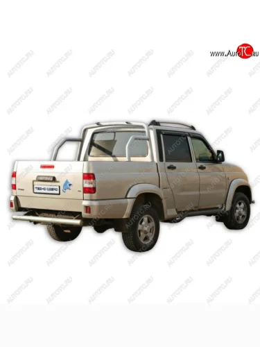 Дуга багажника d63,5 УАЗ ПАТРИОТ (С порошковым покрытием) Уаз Патриот  23632 (2008-2025) дорестайлинг пикап, 1 рестайлинг пикап, 2-ой рестайлинг пикап