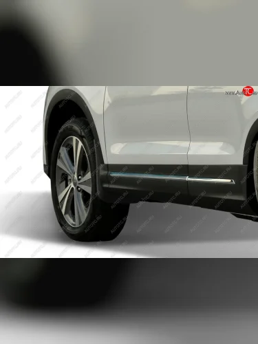 Брызговики Frosch (optimum, без порогов) (Передние) Haval H6 (2016-2019) дорестайлинг