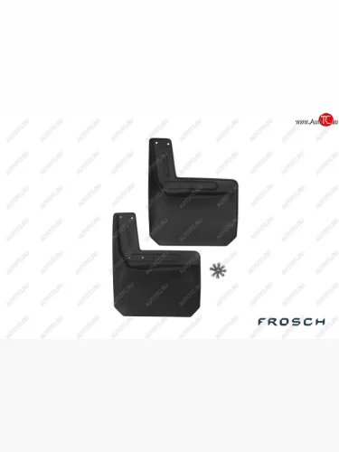 Брызговики (2, 4 дв.) Frosch (optimum, в коробке) (Задние) Jeep Wrangler  JK (2006-2010) 3 дв. дорестайлинг