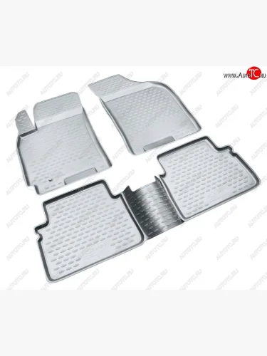 Коврики в салон Element 3D (полиуретан) (Серые) Chevrolet Lacetti хэтчбек (2002-2013)