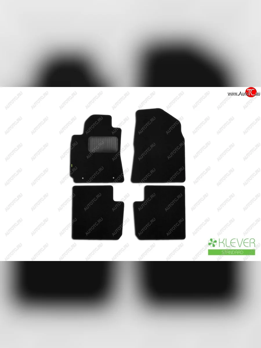Коврики в салон Klever Standard (текстиль) Chery Tiggo 3x дорестайлинг (2017-2020) (Черный)  в Перми Пермском крае