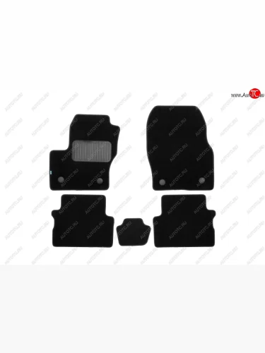 Коврики в салон Klever Premium (текстиль) (Черный) Ford Kuga  2 (2016-2019) рестайлинг