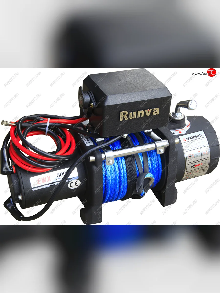Лебёдка электрическая 5000 lbs 2268 кг 12V Runva MG One (2021-2025) (синтетический трос)