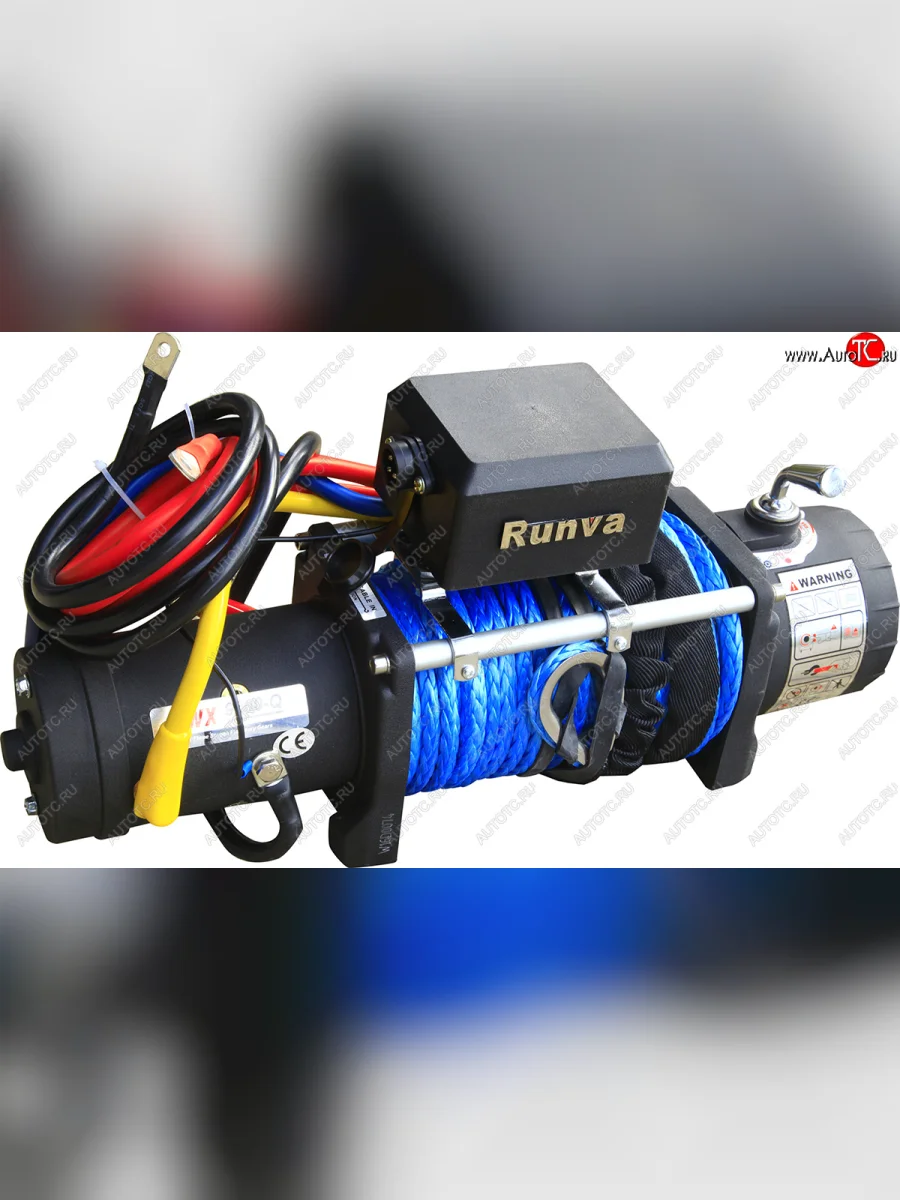 Лебёдка электрическая 9500 lbs 4350 кг Runva (СПОРТ) GAC М8 (2024-2025) (синтетический трос)  в Перми Пермском крае