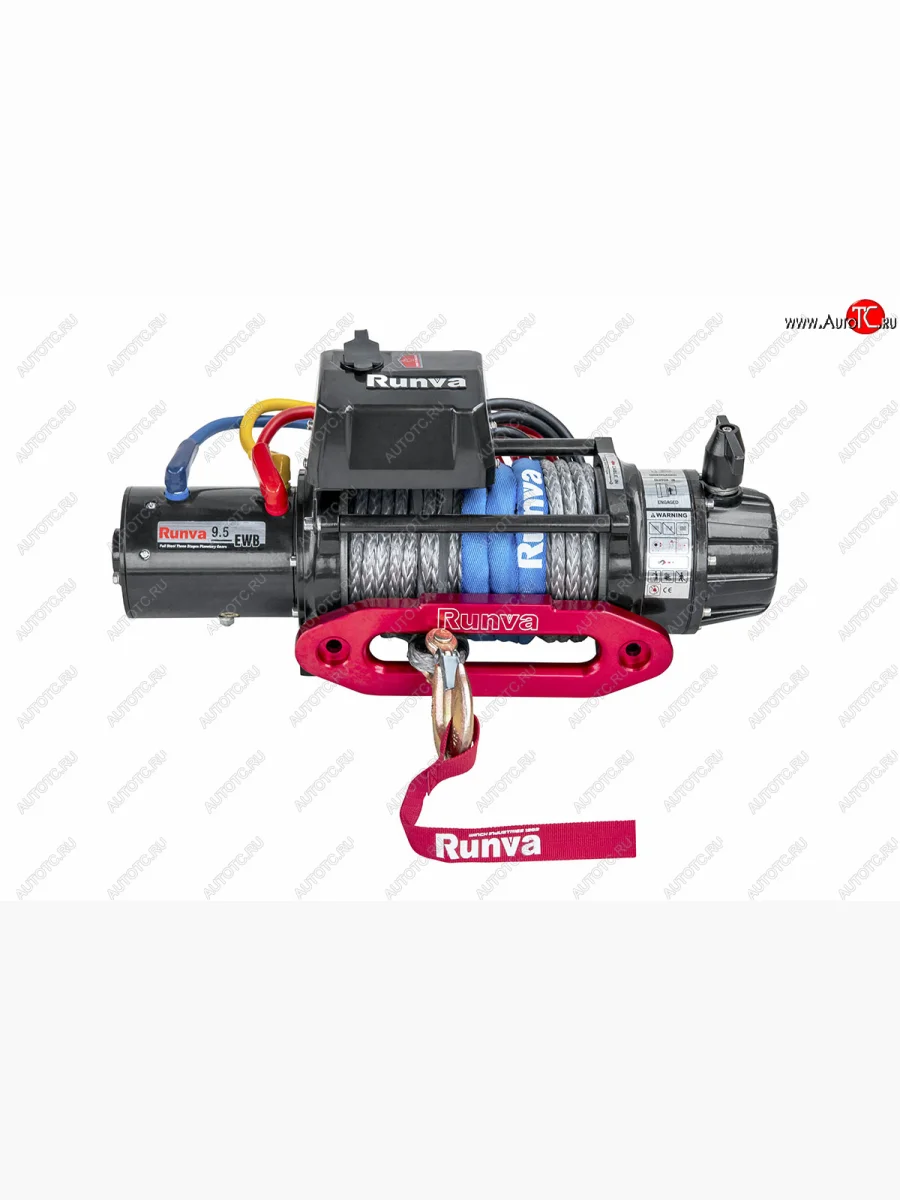 Лебёдка электрическая 9500 lbs 4350 кг Runva (влагозащищенная) Sym QuadRaider 600 (2010-2025) (синтетический трос)  в Керчи Республика Крым
