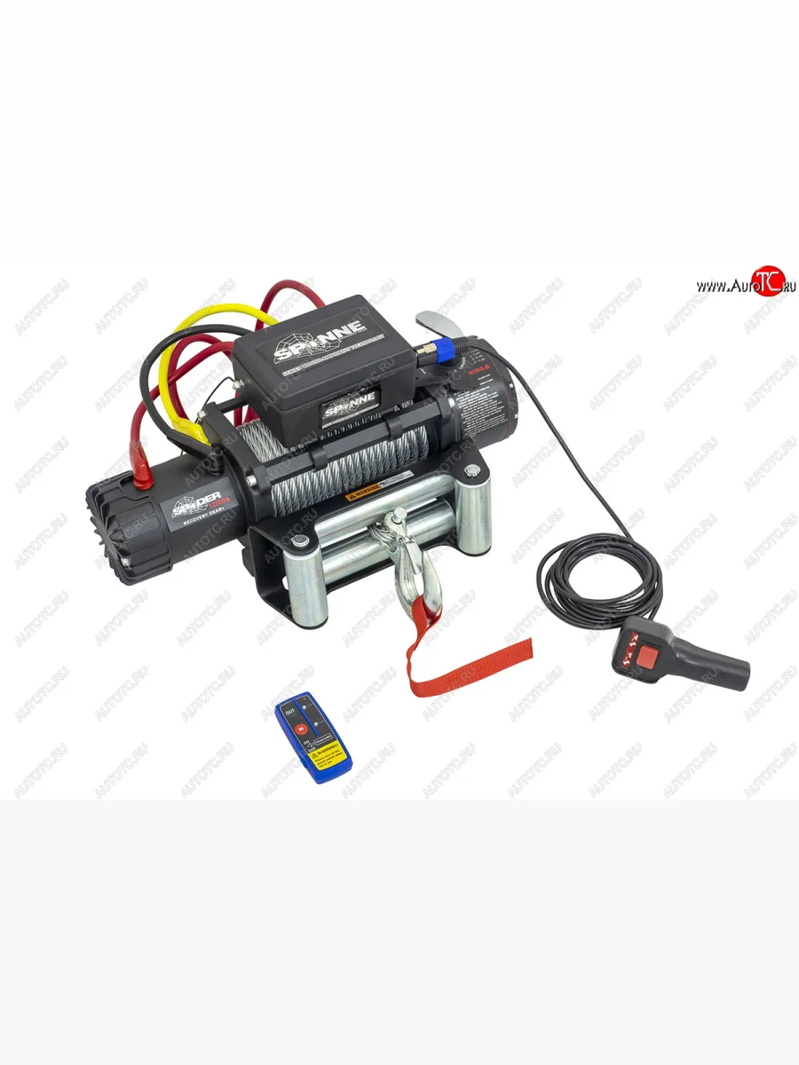 Лебёдка электрическая SPIDER 12000 lbs 5443 кг Electric Winch (влагозащищенная) Baltmotors MBX 750 (2014-2025) (стальной трос)  в Перми Пермском крае