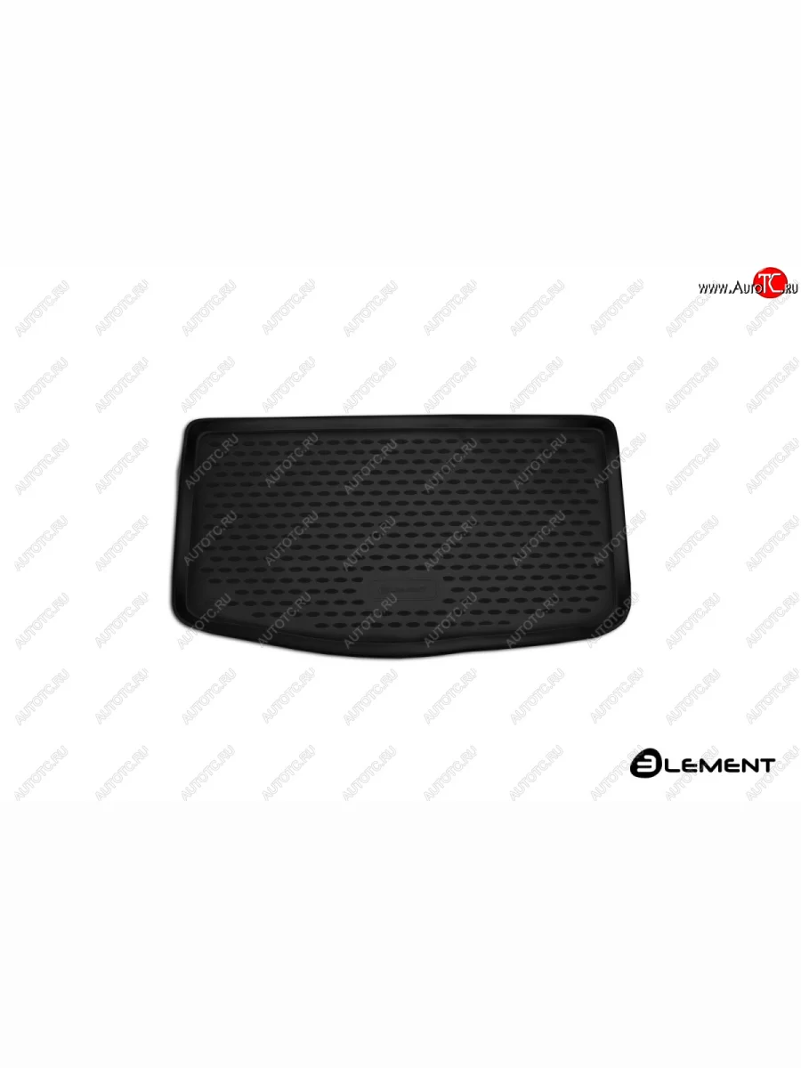 Коврик в багажник Element (полиуретан)  KIA Picanto (2017-2025) 3 JA хэтчбэк 5 дв. (Черный)  в Самаре Самарской области