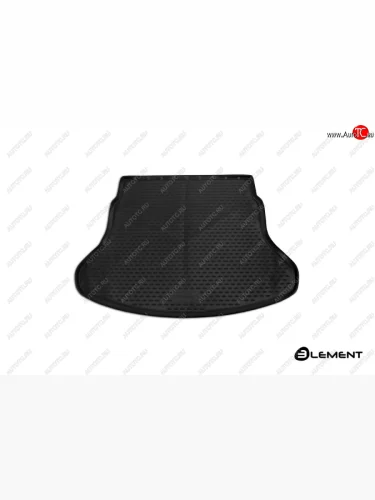 Коврик в багажник Element (полиуретан) (Черный) KIA Rio  4 FB (2016-2022) дорестайлинг седан, рестайлинг седан