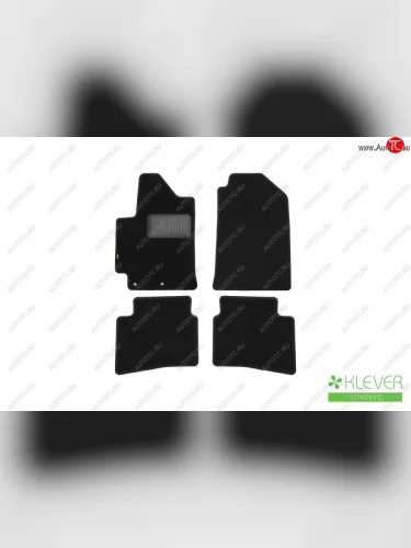 Коврики в салон Klever Standard (текстиль) (Черные) KIA Rio 4 FB дорестайлинг седан (2016-2020)