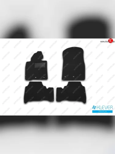 Коврики в салон Klever Premium (текстиль, 4 шт.) (Черные) Lexus LX570 J200 2-ой рестайлинг (2015-2022)