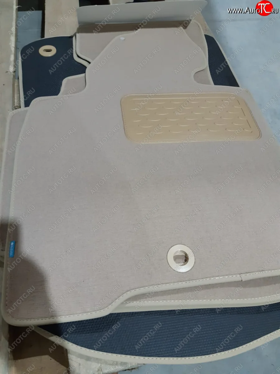 Коврики в салон Klever Premium (текстиль, 4 шт.) Lexus LX570 J200 2-ой рестайлинг (2015-2022) (Бежевые)  в Перми Пермском крае