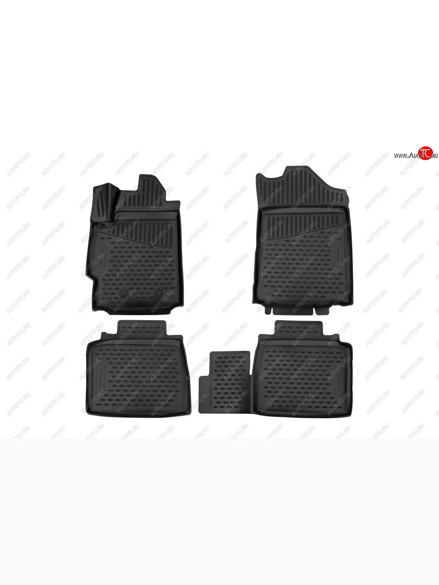 Коврики в салон Element 3D (полиуретан)  Lifan Murman 820 (2017-2025) (Черные)  в Керчи Республика Крым