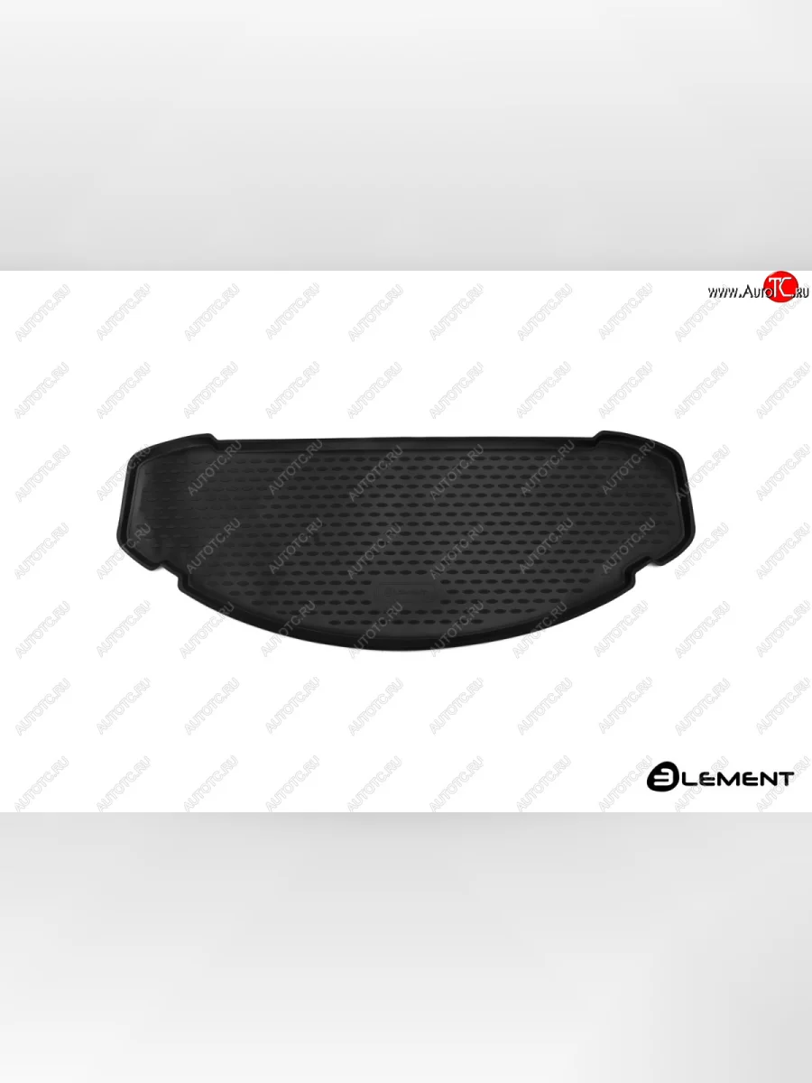 Коврик в багажник Element (полиуретан) Mazda CX-9 TC дорестайлинг (2015-2025) (Черные, разложенный 3-ий ряд)  в Керчи Республика Крым
