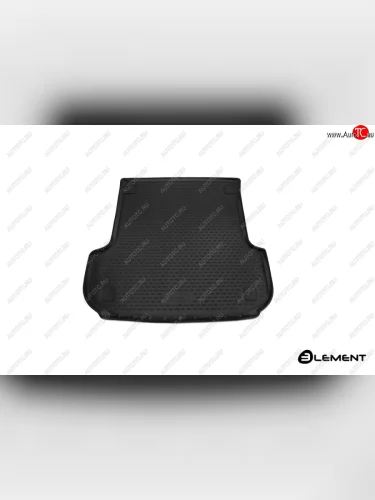 Коврик в багажник Element (полиуретан) (Черный) Mitsubishi Pajero Sport  QE (2015-2021) дорестайлинг