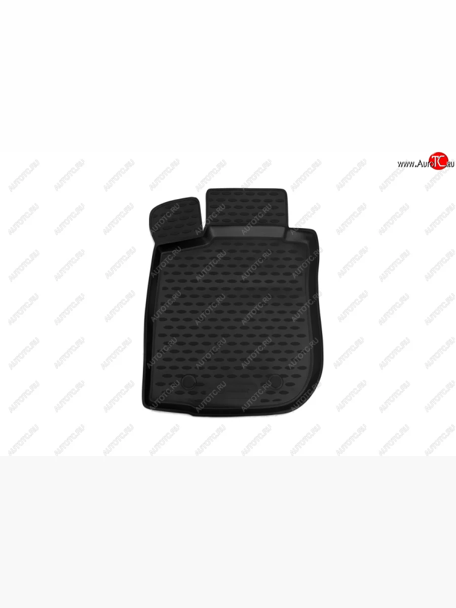 Левый коврик передний в салон Element (полиуретан) Renault Logan 1 дорестайлинг (2004-2010)  с доставкой в г. Керчь