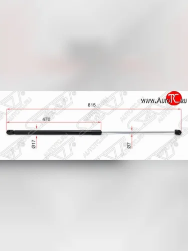 Упор капота SAT Volkswagen Golf  5 Mk5 - Jetta  A5