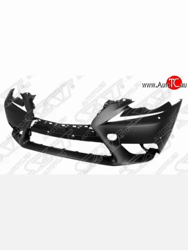 Передний бампер SAT (под омыватели и сонары, пр-во Тайвань) Lexus IS250 XE30 седан дорестайлинг (2013-2016)