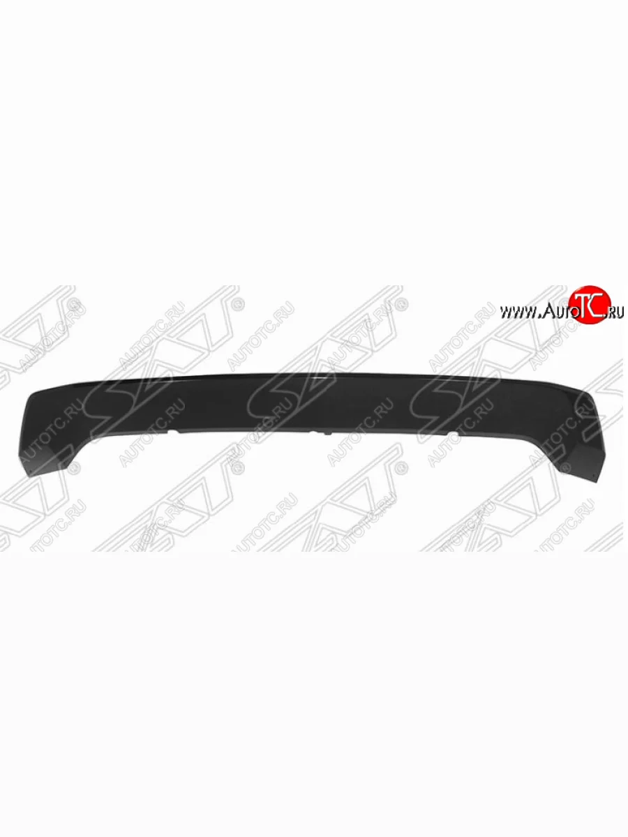 Накладка переднего бампера (нижняя часть бампера) SAT Mitsubishi Pajero Sport QE дорестайлинг (2015-2021) (Неокрашенная)  в Воронеже Воронежской области