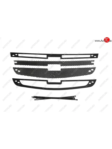 Защитная сетка решетки радиатора RA Chevrolet Niva  2123 (2009-2020), Лада ВАЗ 2123 (Нива Шевроле) (2009-2020)