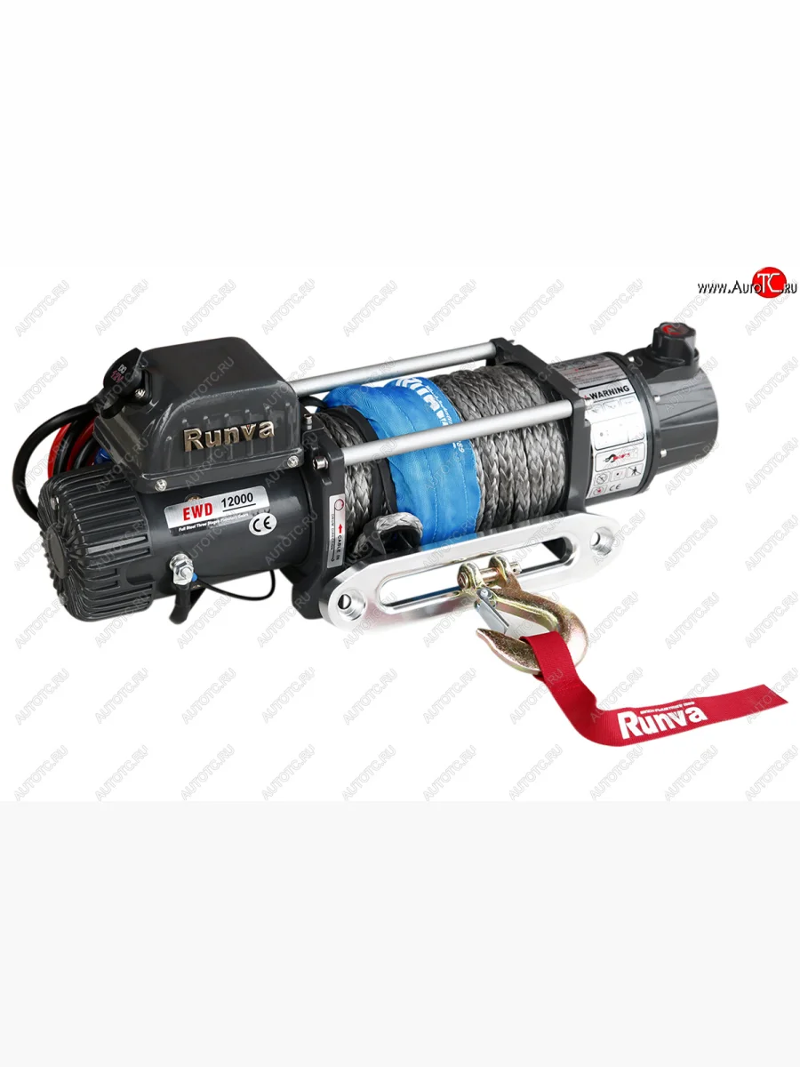 Лебёдка электрическая 12000 lbs 5443 кг Runva Sym QuadRaider 600 (2010-2025) (синтетический трос, двухскоростная)  в Керчи Республика Крым