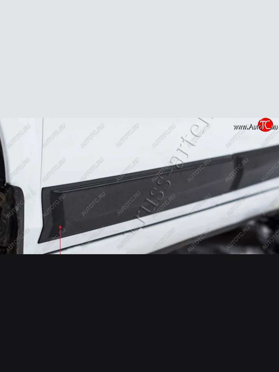 Молдинг двери на RA (передний левый) Ford Focus 2 хэтчбэк 3 дв. рестайлинг (2007-2011) (Поверхность шагрень)  в Керчи Республика Крым