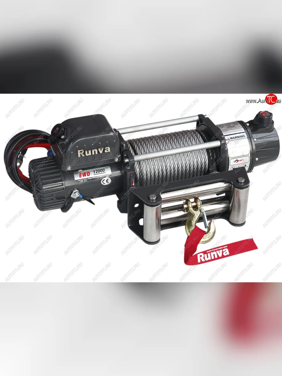 Лебёдка электрическая 12000 lbs 5443 кг Runva GMC Yukon GMT1YC (2020-2025) (стальной трос, двухскоростная)  с доставкой в г. Керчь