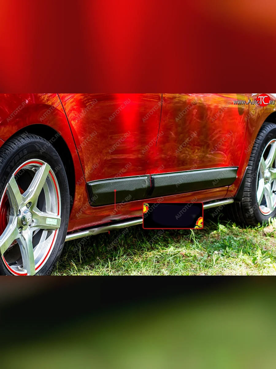 Молдинг двери RA (Задний правый) Hyundai Solaris HCR седан дорестайлинг (2017-2020) (Поверхность глянец под покраску, Неокрашенный)  в Самаре Самарской области