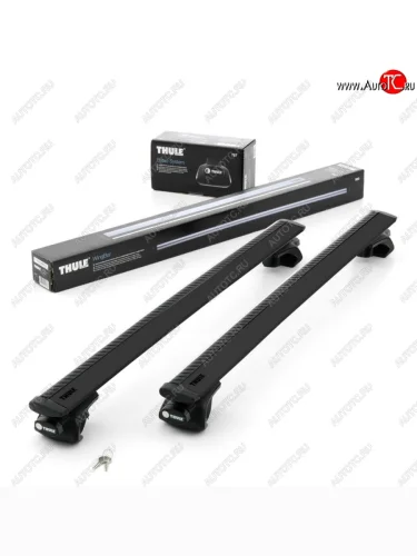Поперечные дуги рейлингов THULE WingBar (длина дуг 127 см) Лада ВАЗ 2105 (1979-2010) (цвет: черный)