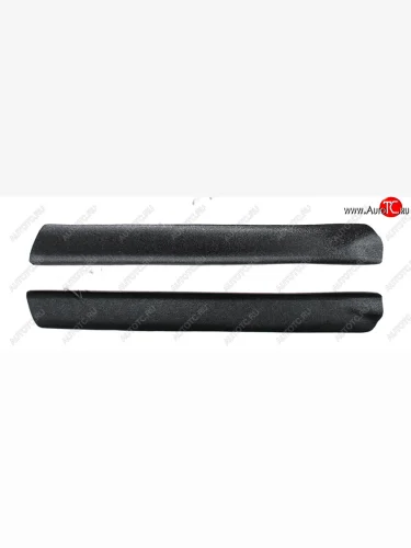 Накладки порожков салона передние RA Nissan Terrano  D10 (2013-2022) дорестайлинг, рестайлинг