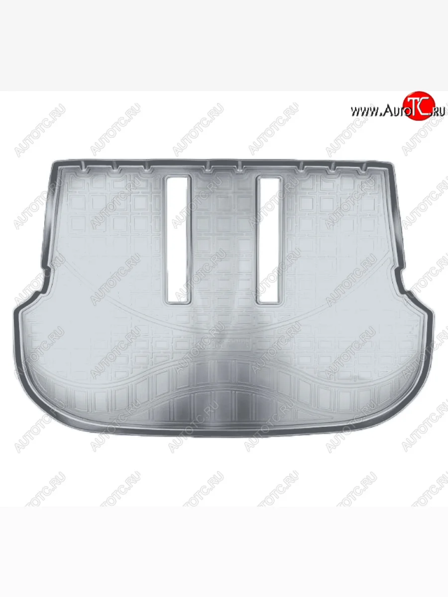 Коврик багажника Norplast (7 мест, разложенный 3 ряд) Toyota Fortuner AN160 дорестайлинг (2015-2020) (Серый)  в Керчи Республика Крым