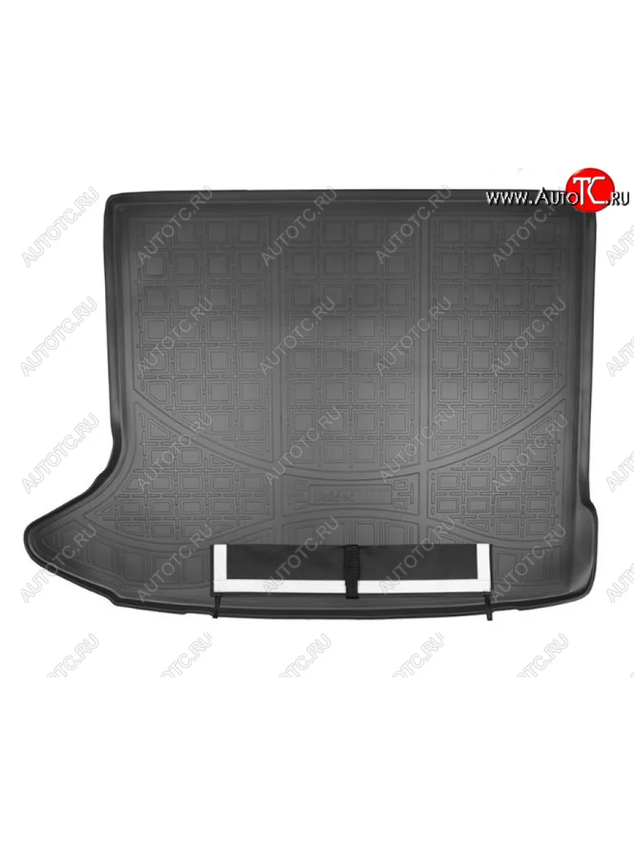 Коврик багажника Norplast Audi Q3 8U рестайлинг (2014-2018) (Черный, с погрузочным ковриком (фартуком))  в Керчи Республика Крым