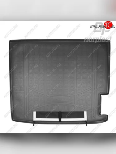 Коврик багажника Norplast (Черный, с погрузочным ковриком (фартуком)) BMW X4 F26 (2014-2018)