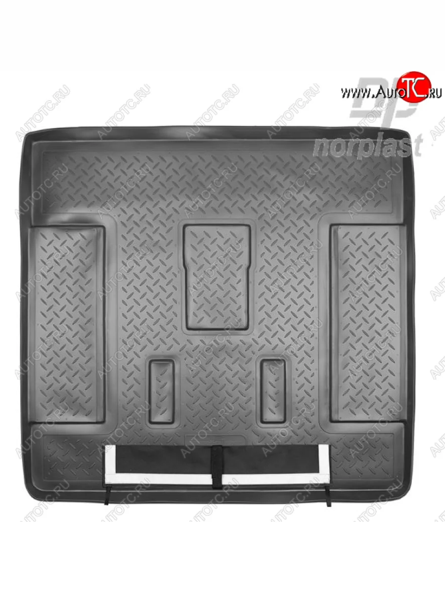 Коврик багажника Norplast Cadillac Escalade GMT926 джип 5 дв. короткая база (2006-2014) (Черный, с погрузочным ковриком (фартуком))  в Самаре Самарской области
