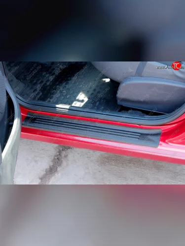 Накладки порожков салона RA (Передние) Renault Sandero  1 (2009-2014)