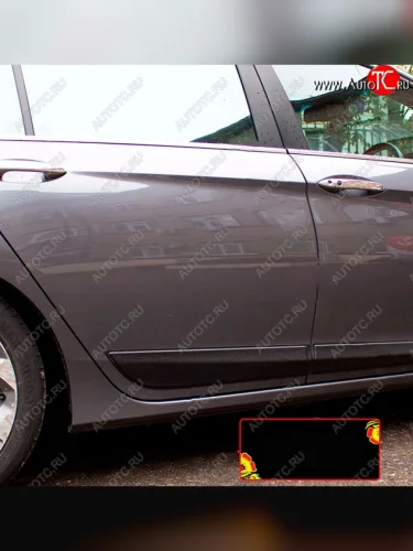 Молдинг двери RA (Задний правый) (Поверхность шагрень) Honda Accord  9 CR (2013-2016) седан дорестайлинг