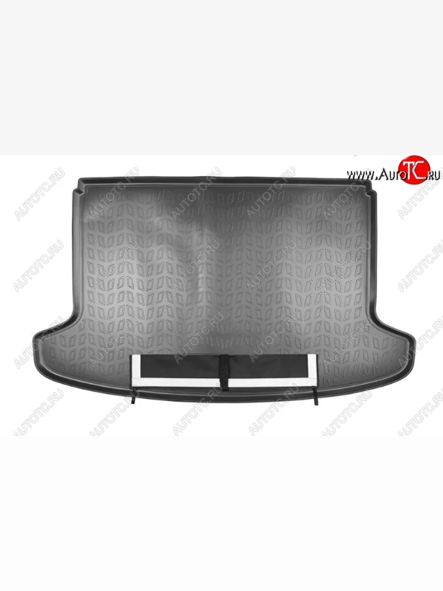Коврик багажника Norplast Unidec Changan CS35 Plus дорестайлинг (2018-2022) (Черный, с погрузочным ковриком (фартуком))  в Перми Пермском крае