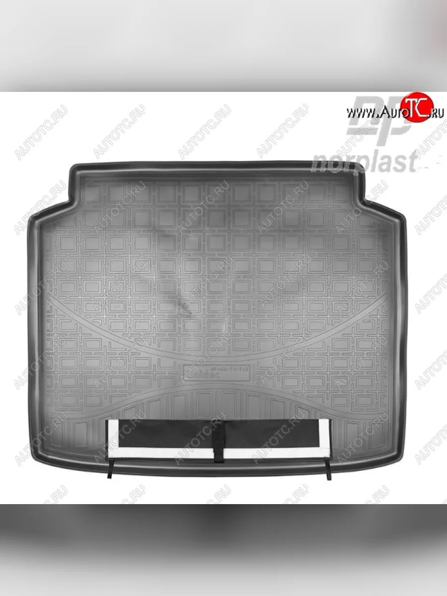 Коврик багажника Norplast Chery Tiggo 7 (2016-2020) (Черный, с погрузочным ковриком (фартуком))  в Самаре Самарской области