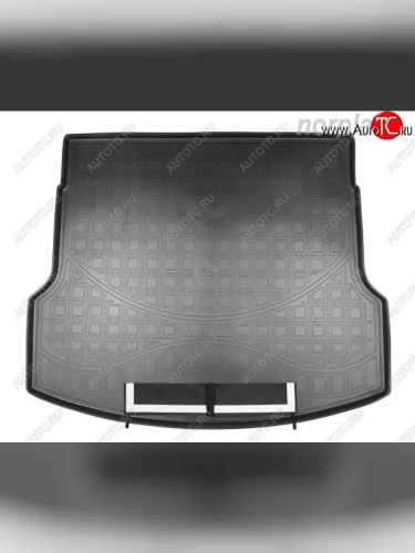 Коврик багажника Norplast (Черный, с погрузочным ковриком (фартуком)) Dong Feng AX7 (2014-2017)