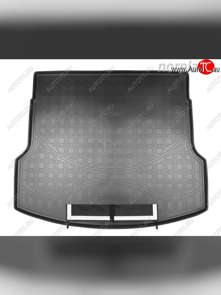 Коврик багажника Norplast Dong Feng AX7 (2014-2017) (Черный, с погрузочным ковриком (фартуком))  в Керчи Республика Крым