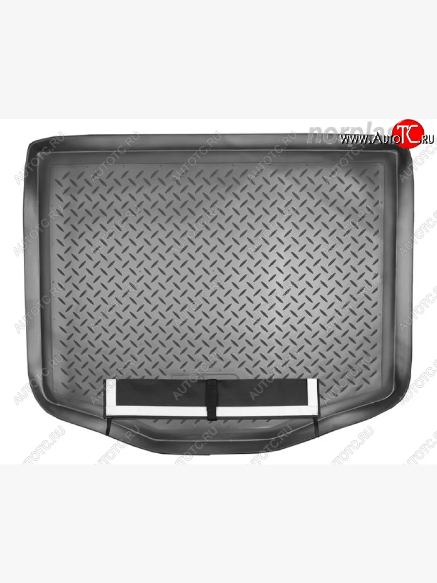 Коврик багажника Norplast Unidec Ford C-max Mk1 рестайлинг (2007-2010) (Черный, с погрузочным ковриком (фартуком))  с доставкой в г. Керчь