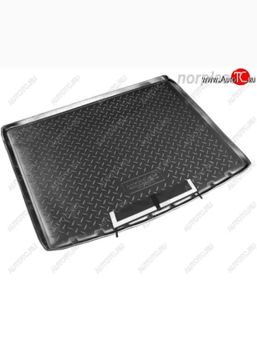 Коврик багажника Norplast Unidec (Черный, с погрузочным ковриком (фартуком)) Ford Grand C-Max C344 (2010-2015)