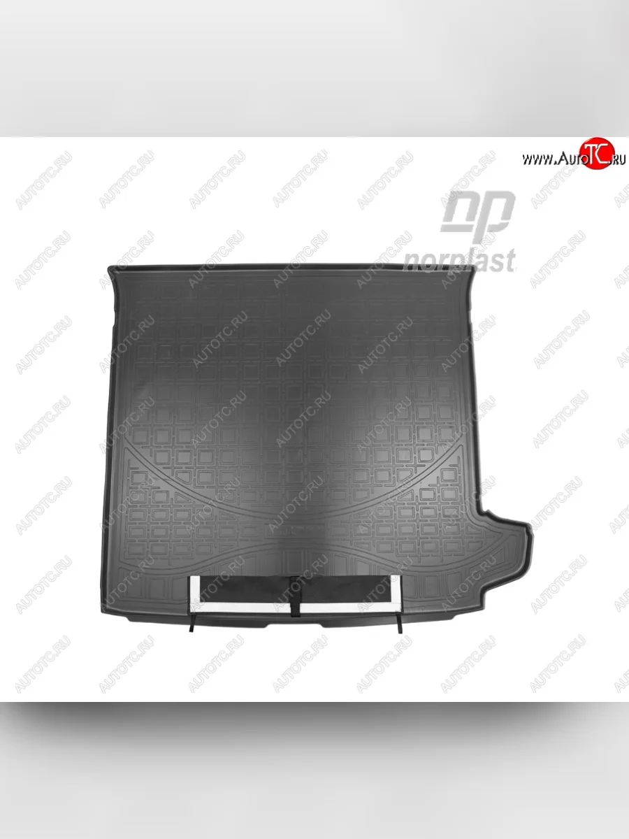 Коврик багажника Norplast (сложенный 3 ряд)  GAC GS8 (2016-2023) (Черный, с погрузочным ковриком (фартуком))  в Самаре Самарской области