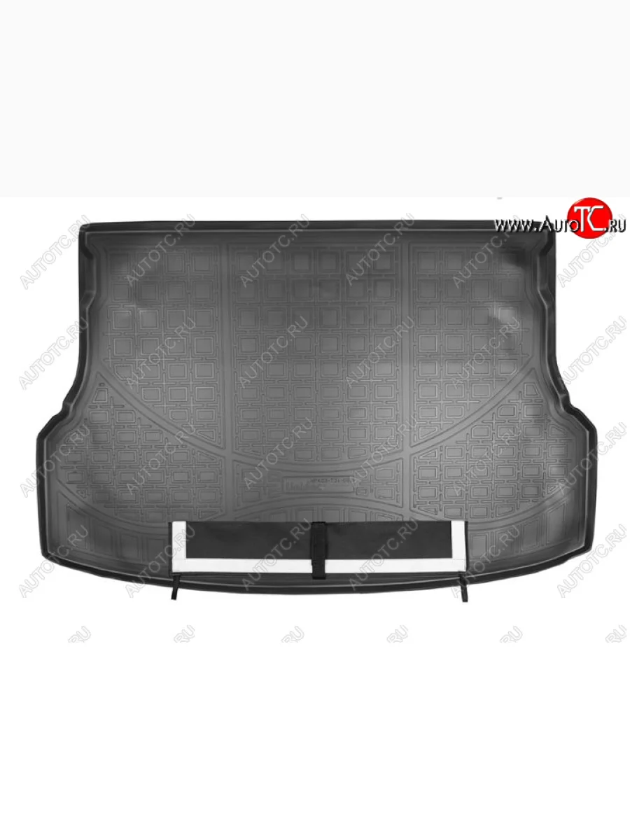 Коврик багажника Norplast Unidec Geely Emgrand X7 дорестайлинг (2011-2015) (Черный, с погрузочным ковриком (фартуком))  с доставкой в г. Пермь