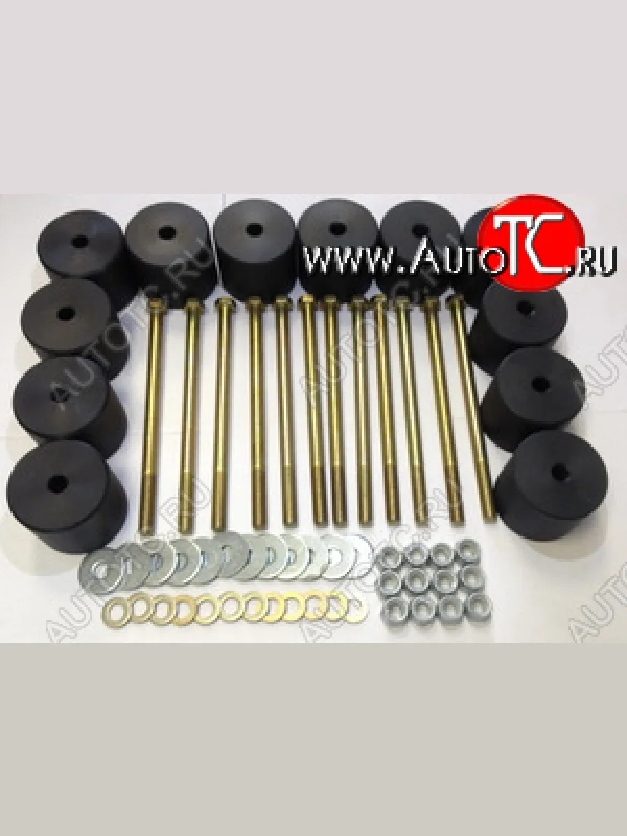 Боди лифт комплект Алком (60 мм) Уаз 469 (1972-2011) (черный цвет, капролон Ø60 мм)  в Самаре Самарской области