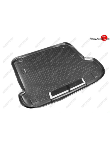 Коврик багажника Norplast Unidec (Черный с погрузочным ковриком (фартуком)) Haval H5 рестайлинг (2020-2023)
