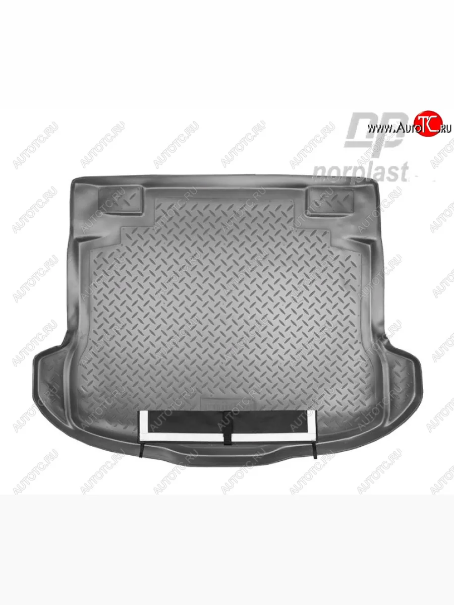 Коврик багажника Norplast Unidec Honda CR-V RE1,RE2,RE3,RE4,RE5,RE7 рестайлинг (2009-2012) (Черный с погрузочным ковриком (фартуком))  в Самаре Самарской области
