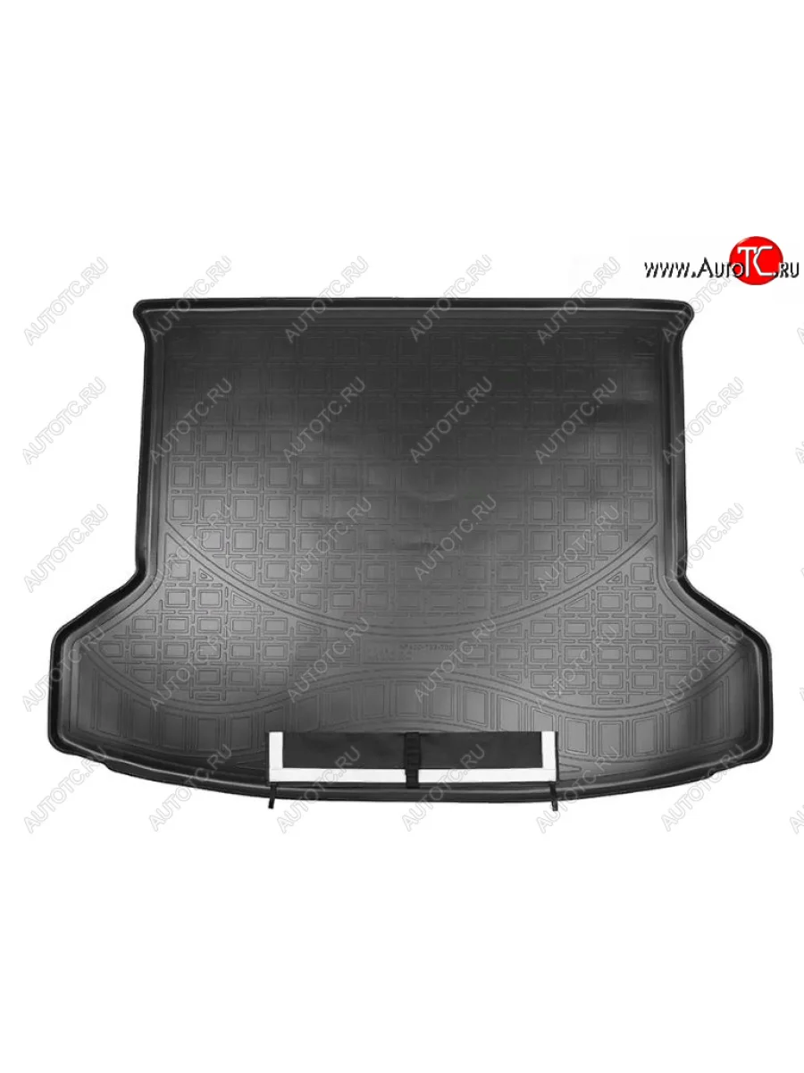 Коврик багажника Norplast Unidec INFINITI Qx50 J55 (2017-2022) (Черный, с погрузочным ковриком (фартуком))  с доставкой в г. Керчь