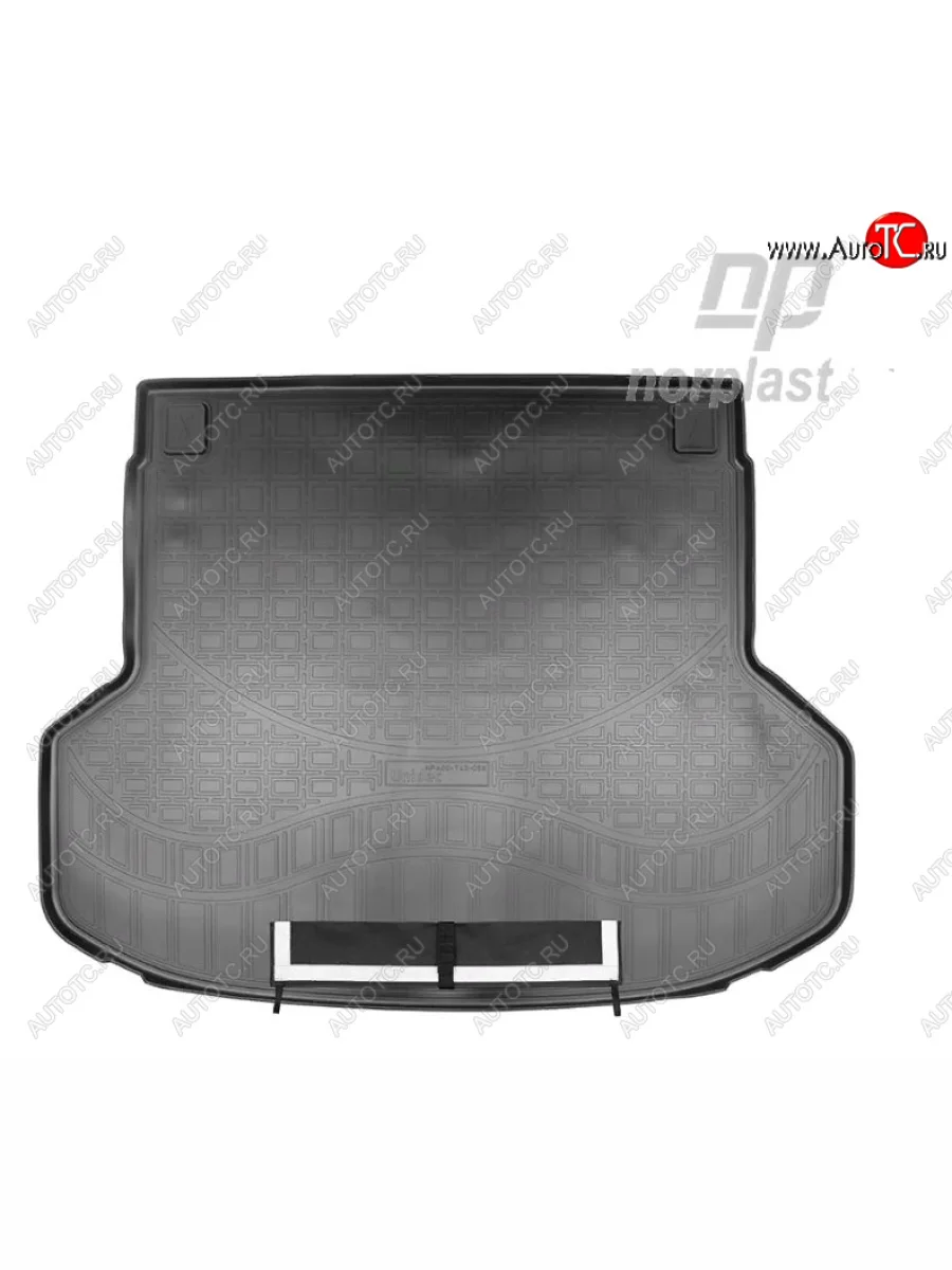 Коврик багажника Norplast Unidec (1.6 л) KIA Ceed 3 CD универсал (2018-2025) (Черный, с погрузочным ковриком (фартуком))  в Керчи Республика Крым