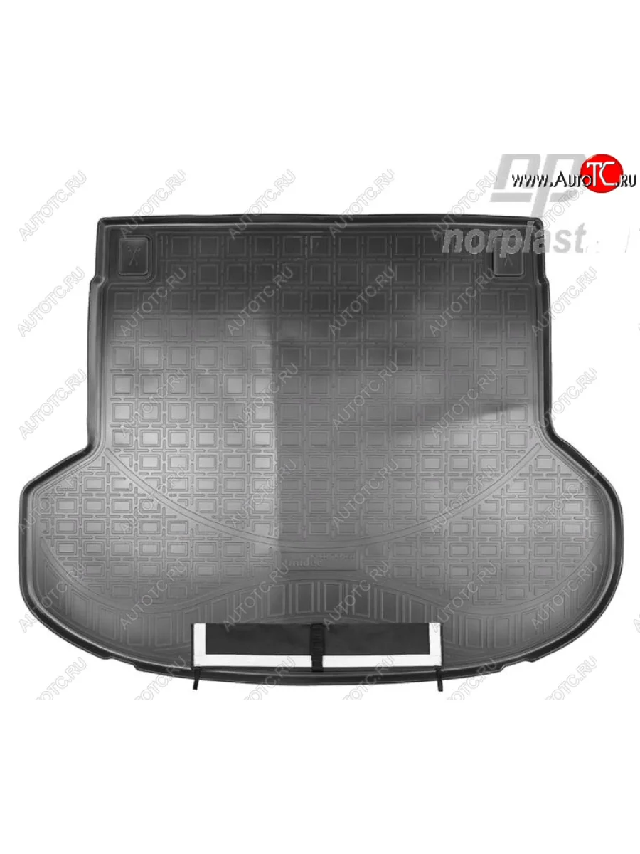 Коврик багажника Norplast (без рельс) KIA ProCeed 3 CD универсал рестайлинг (2021-2025) (Черный, с погрузочным ковриком (фартуком))  в Керчи Республика Крым