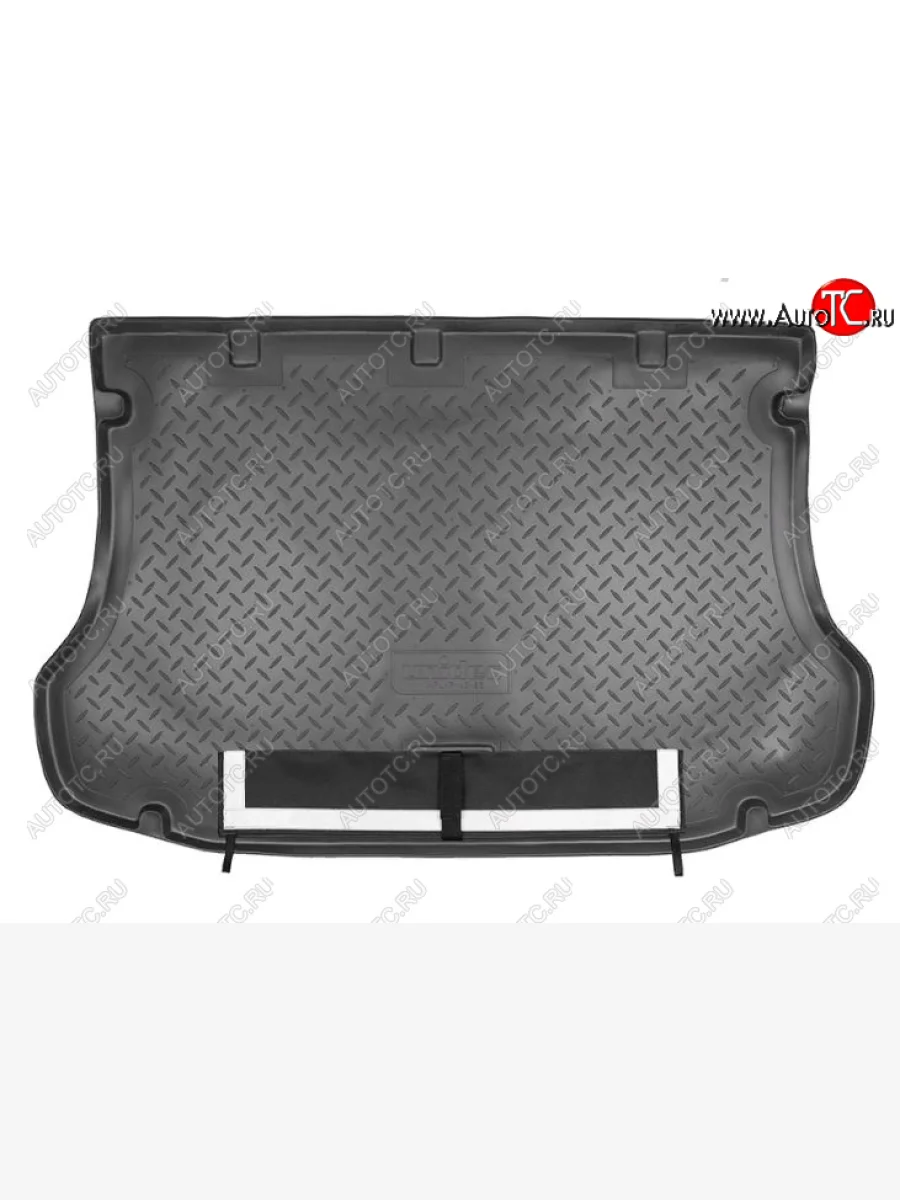 Коврик багажника Norplast KIA Sorento BL рестайлинг (2006-2010) (Черный с погрузочным ковриком (фартуком))  в Перми Пермском крае